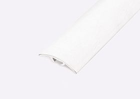 Порог (стык) Русский профиль  разноуровневый ламинированный с дюб, 30*1800 мм, Дуб вайт